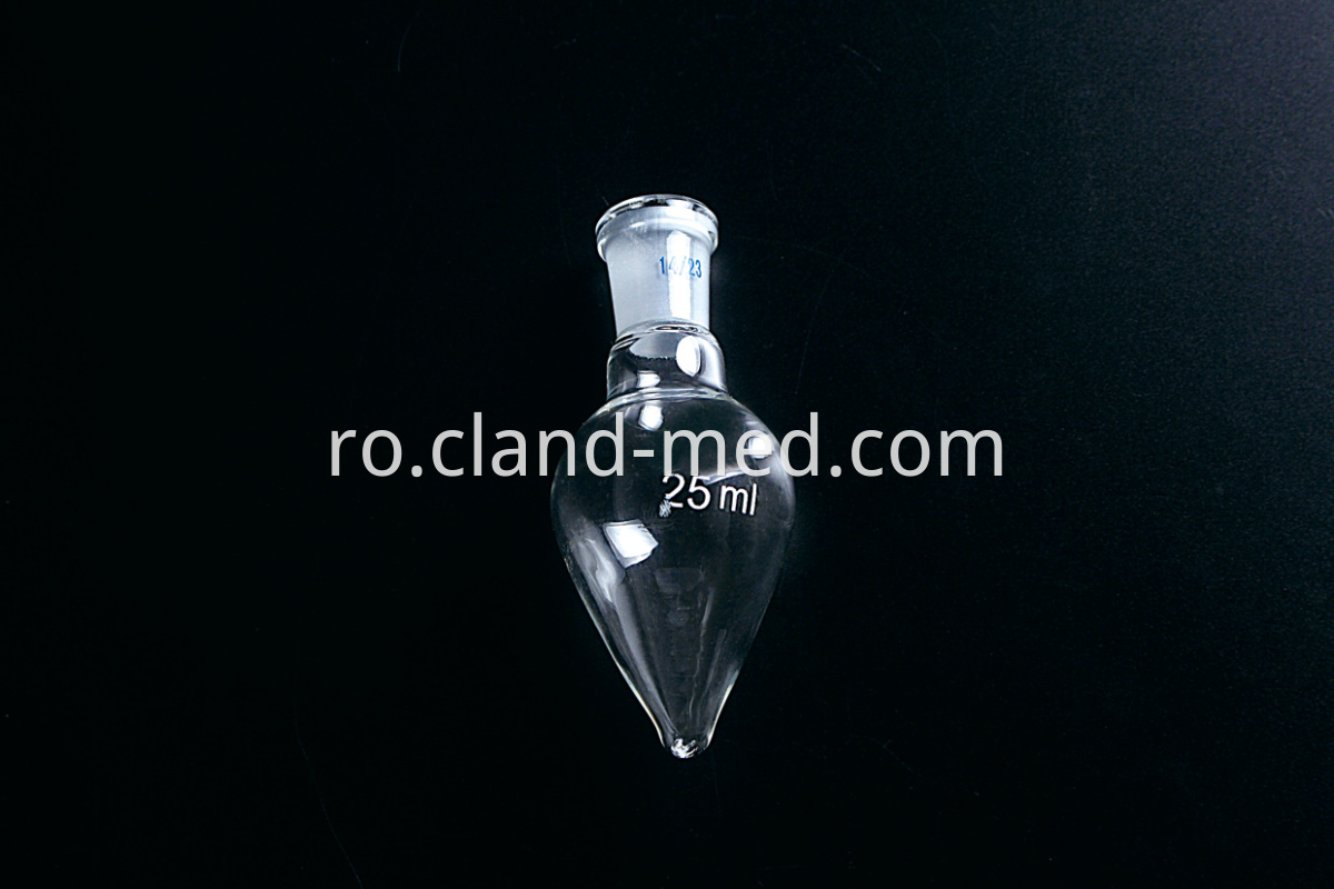 5013 Flask pear shape standard ground mouth